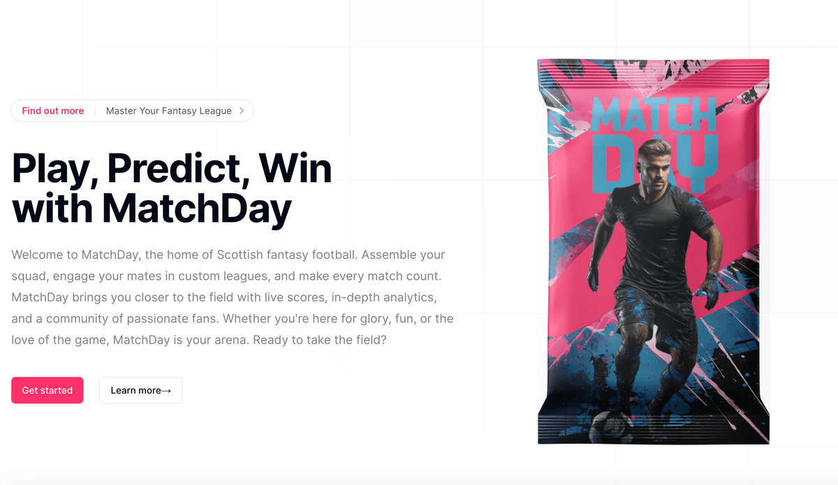 MatchDay Mobile App Design